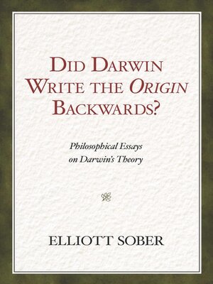 cover image of Did Darwin Write the Origin Backwards?